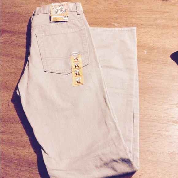 BOYS OLD NAVY SKINNY JEANS ADJ WAIST SZ 14 NWT
