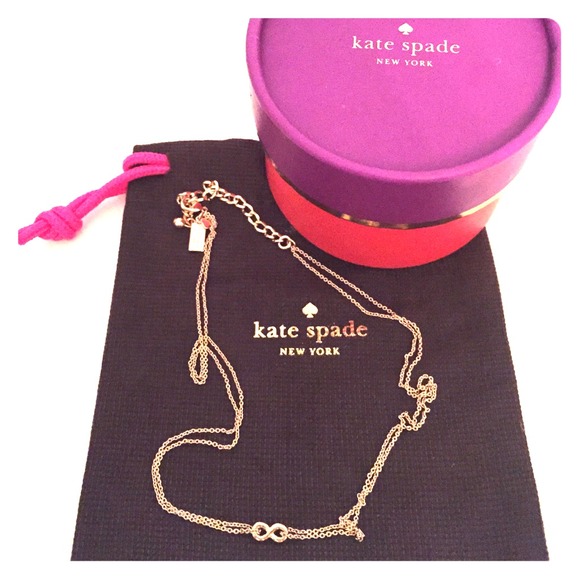 Beautiful Kate Spade gold infinity necklace!