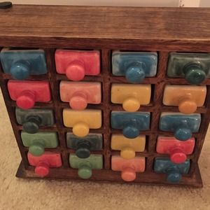 Mini Jewelry drawer with 20 drawers