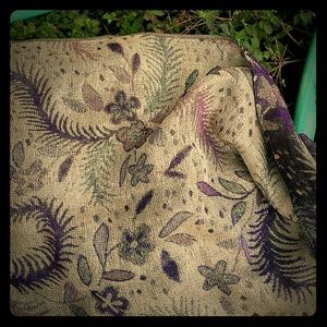 Purple and Gold Shawl/Scarf