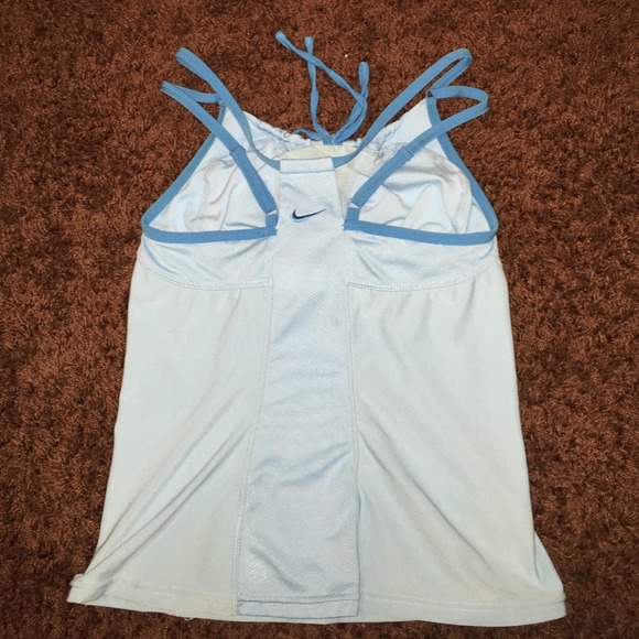 Blue Nike workout tank