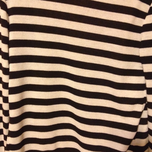 Pure Rebel Black White Stripped Cardigan Size S - Picture 3 of 4