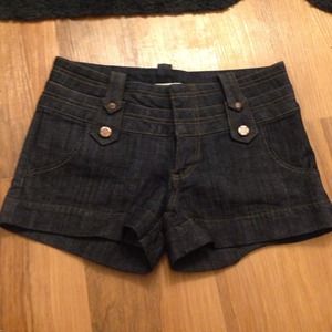 Denim shorts