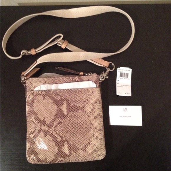 Coach embossed exotic leather swingpack | NWT - Picture 2 of 3