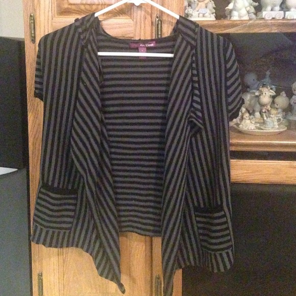 Striped cardigan