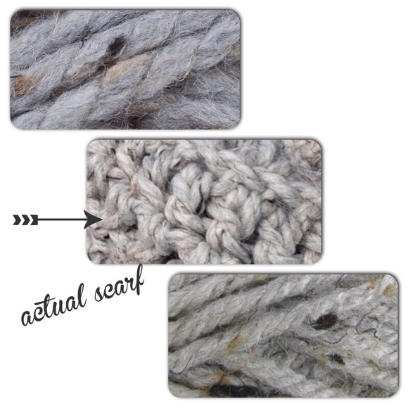 Chunky Infinity Scarf • Grey - Picture 4 of 4