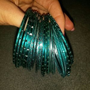 NWT: Charmin Charlie teal bangles