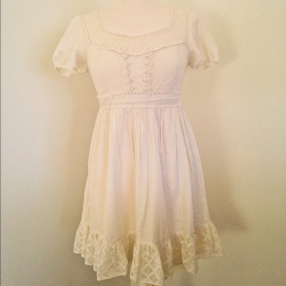 Jovovich-Hawk for Target Cream Dress - Picture 1 of 4