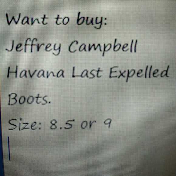 Looking for Jeffrey Campbell Havana Last Expelled