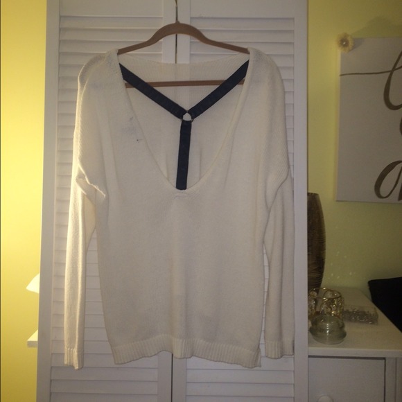 White woven sweater - Picture 4 of 4