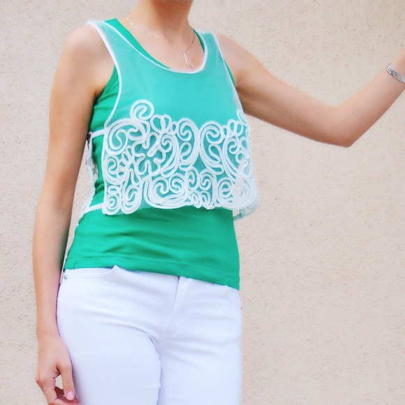 Green Layer Top