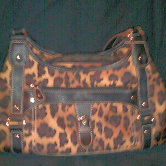 Leopard Print Hobo Purse