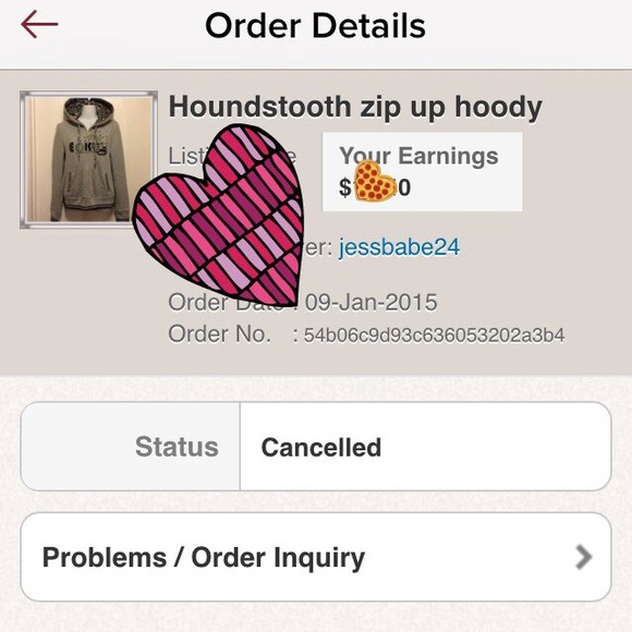 Order cancelled