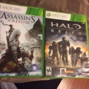 Assassins Creed 3 and Halo Reach