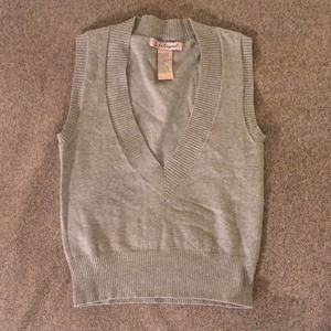 Black Gray cropped sweater vest! Bundle