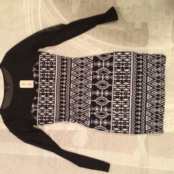 Sexy tribal print dress