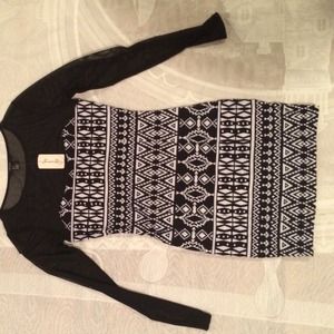 Sexy tribal print dress