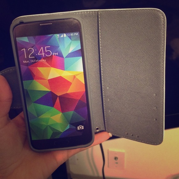 leather flip case wallet - Picture 1 of 4