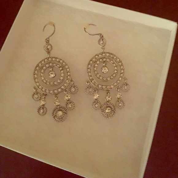 Silver Chandler earrings