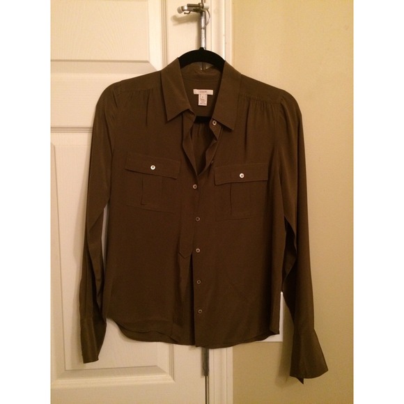 Jcrew silk blouse