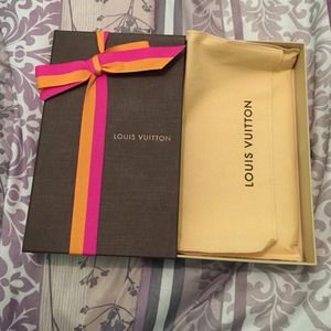 Louis Vuitton box and dust bag