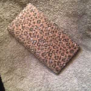 Cheetah Print Sequence Wallet!