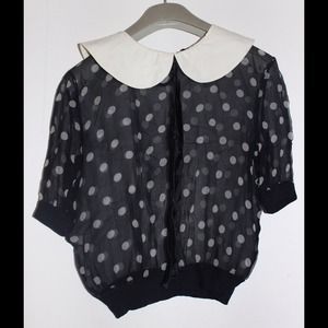 Valentino sheer blouse