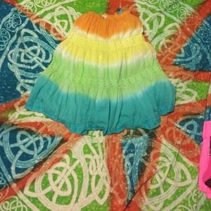 Tie dye skirt