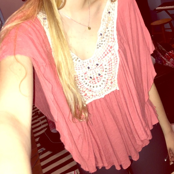 💛Boho Chic Beaded Peasant Blouse