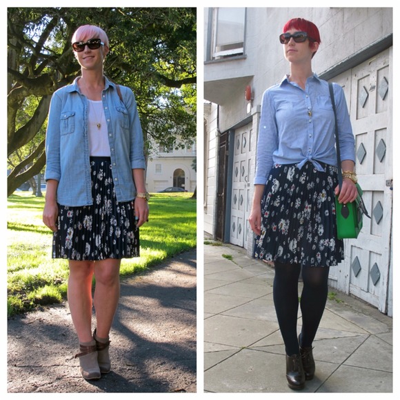 Jason Wu for Target Dresses & Skirts - Jason Wu for Target navy floral pleated skirt Jason Wu for Target Dresses & Skirts - Jason Wu for Target navy floral pleated skirt