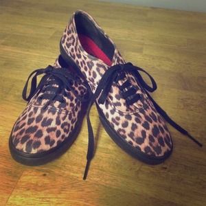 Cheetah Vans! Never worn.