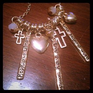 Live,  laugh, love necklace