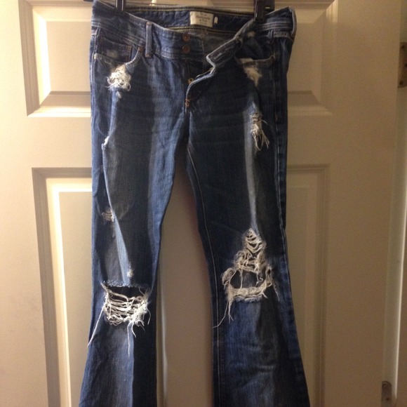 Abercrombie distressed jeans