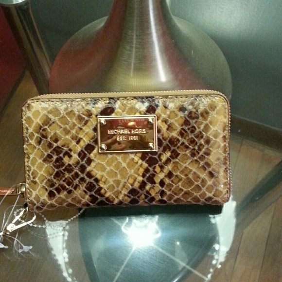 SnakeSkin Michael Kors Wallet