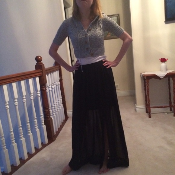 H&M sheer maxi skirt - Picture 2 of 4