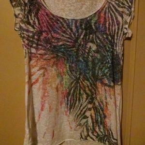 Charlotte russe color burst shirt.