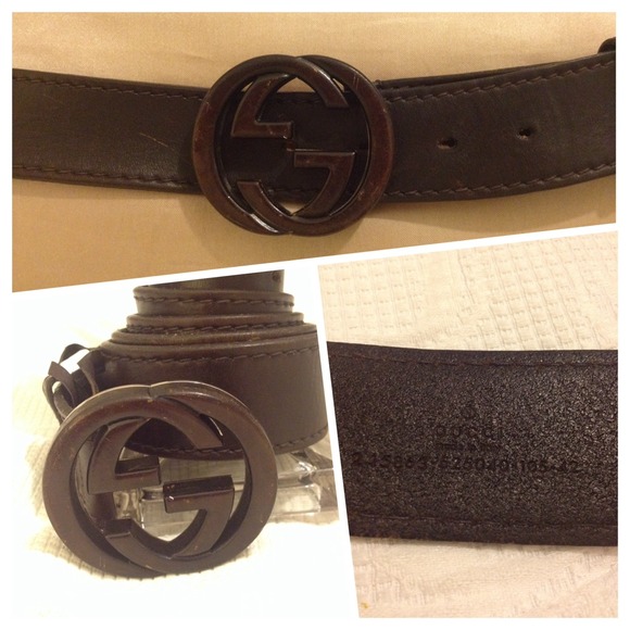 Gucci Double G interlocking Buckle leather belt - Picture 3 of 4