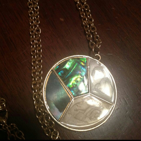 Colorful circle necklace