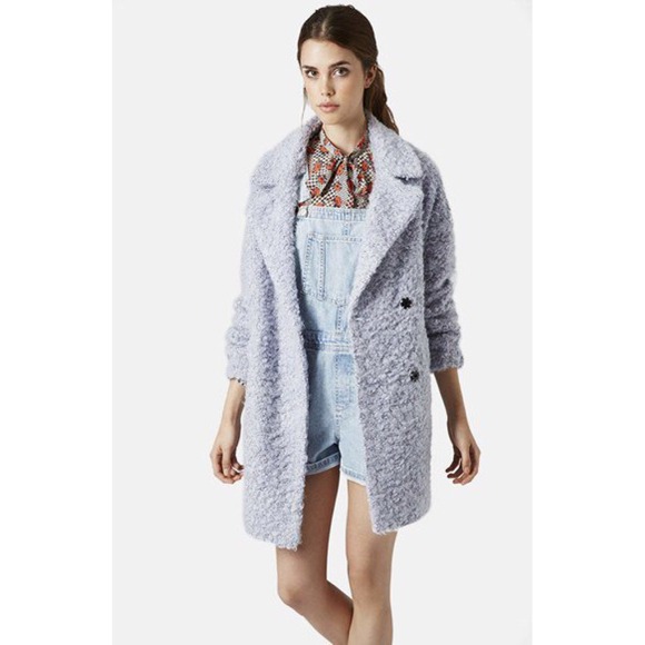 Slouchy Mohair Boyfriend Coat - Picture 1 of 4