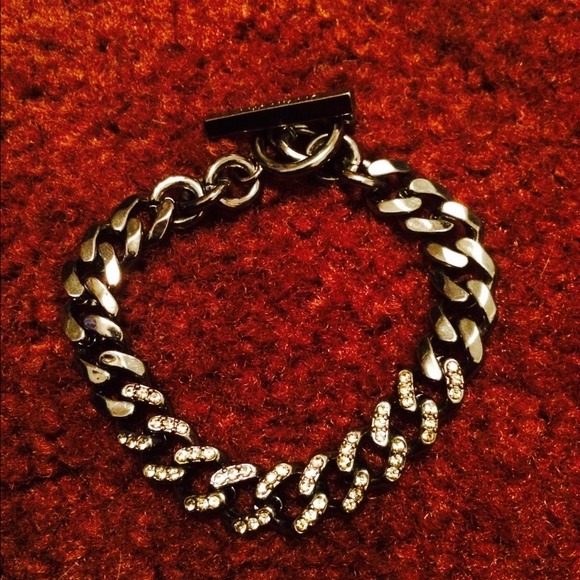 Givenchy bronze chain link bracelet