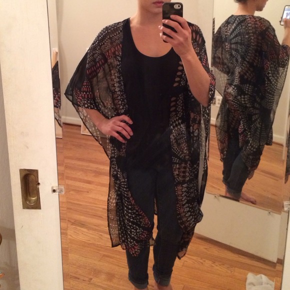 Long/Calf-Length Boho Kimono- ON HOLD