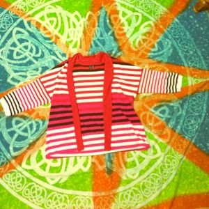 Striped cardigan!
