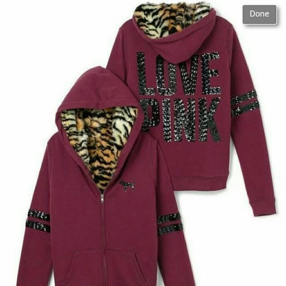 ##soldd Bling Hard to find faux fur jacket small!