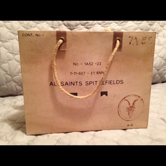 All saints shopping bag