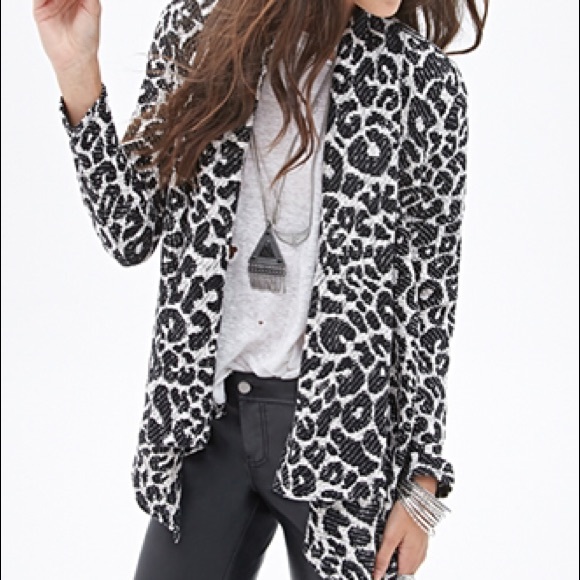 Leopard Cardigan.