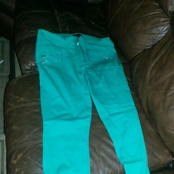 Light green pants