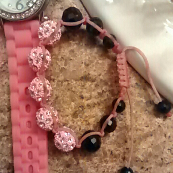 Pink/blk watch set - Picture 3 of 3