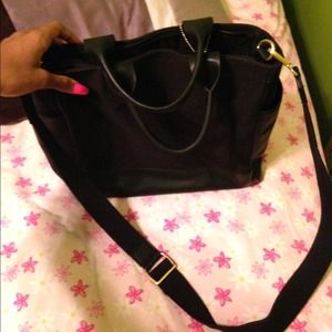 Black over the shoulder bag