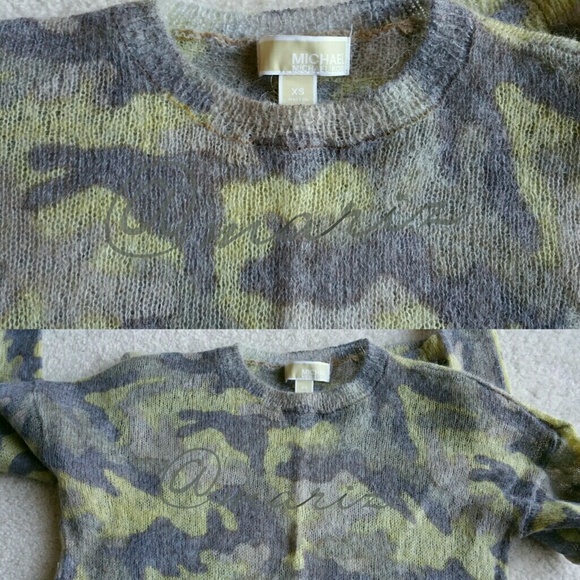 SALE!  Michael Kors Camo long sleeves - Picture 2 of 4