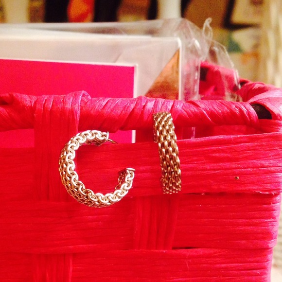 sterling silver mesh Tiffany & co. Earrings